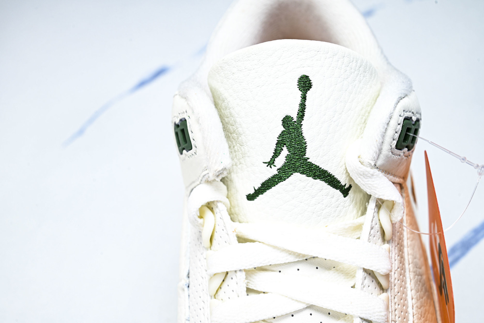 AJ3 尺码40-48.5纯原版出品-Air Jordan 3 白绿桔色 IF4491 100 YZ01