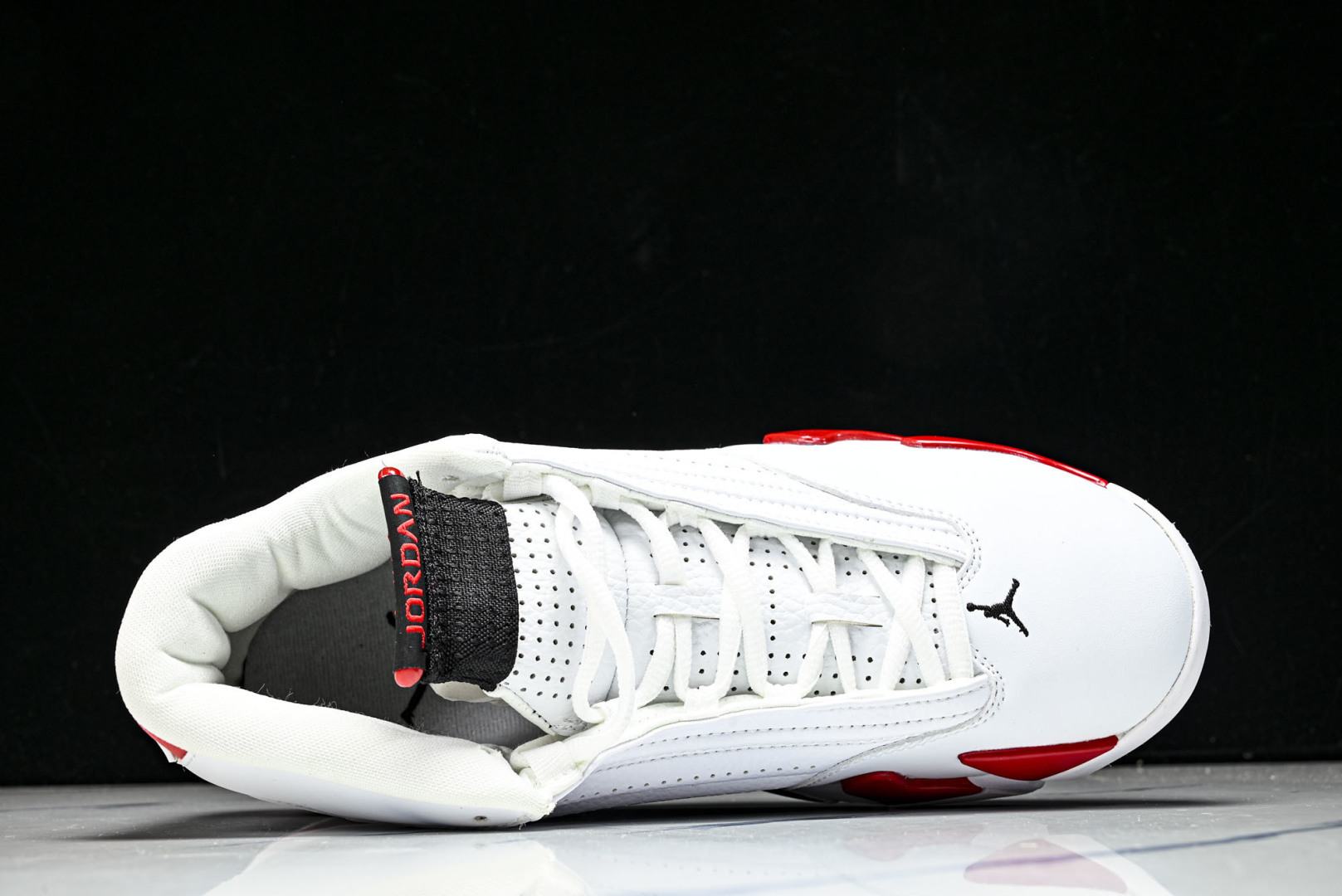 AJ14 尺码40-48.5纯原版出品-Air Jordan 14 Retro ' 白红色 -100 Y