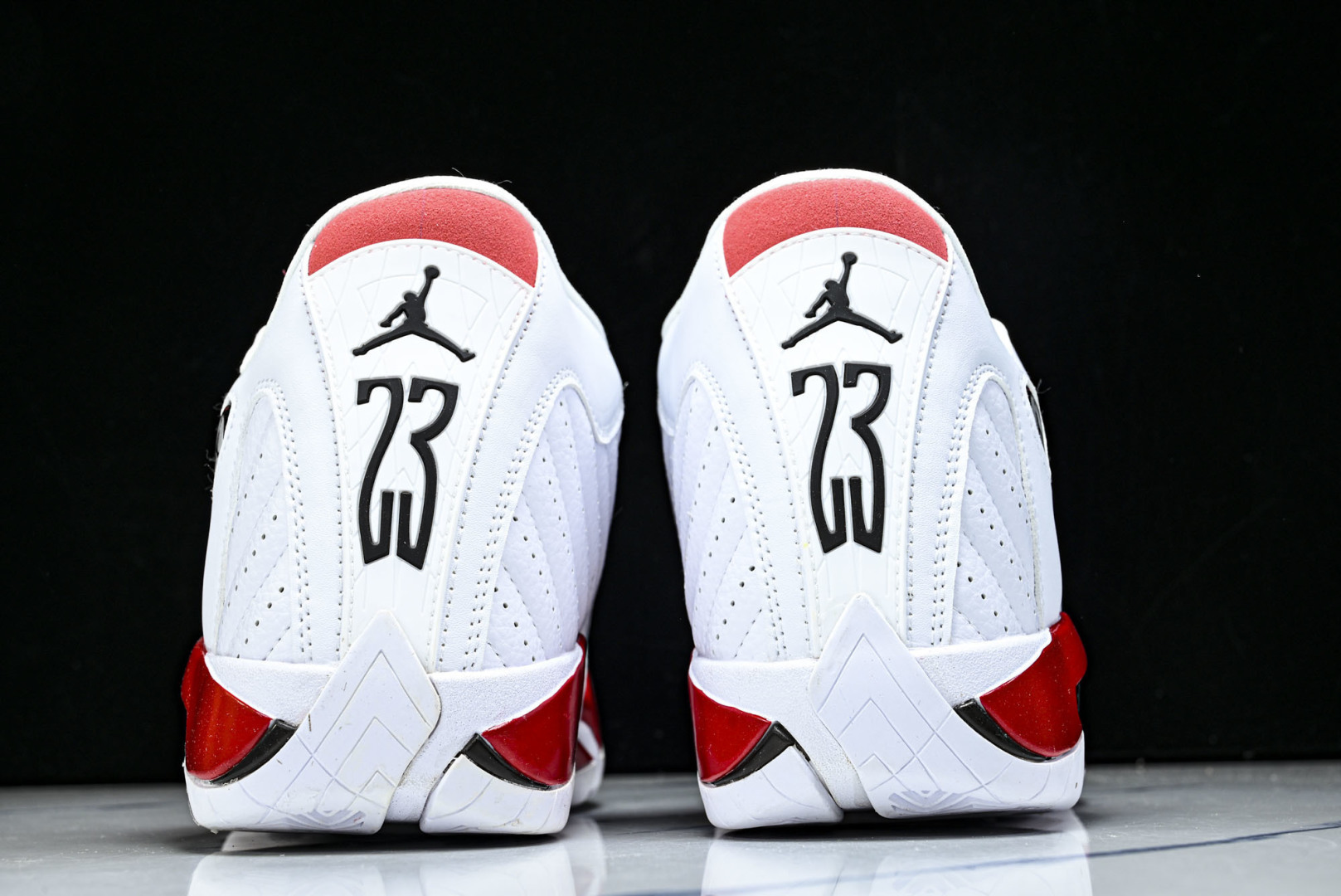 AJ14 尺码40-48.5纯原版出品-Air Jordan 14 Retro ' 白红色 -100 Y