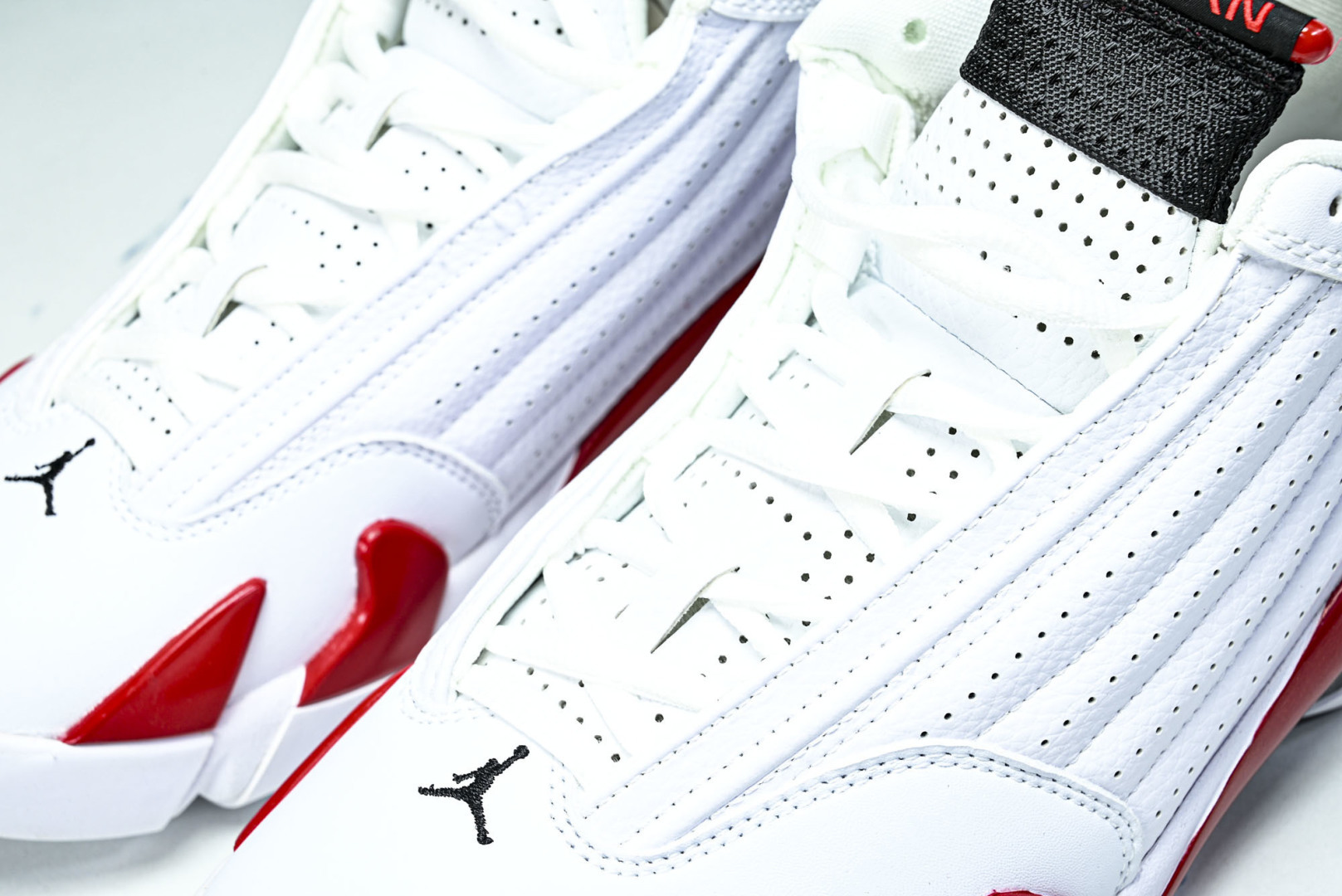 AJ14 尺码40-48.5纯原版出品-Air Jordan 14 Retro ' 白红色 -100 Y