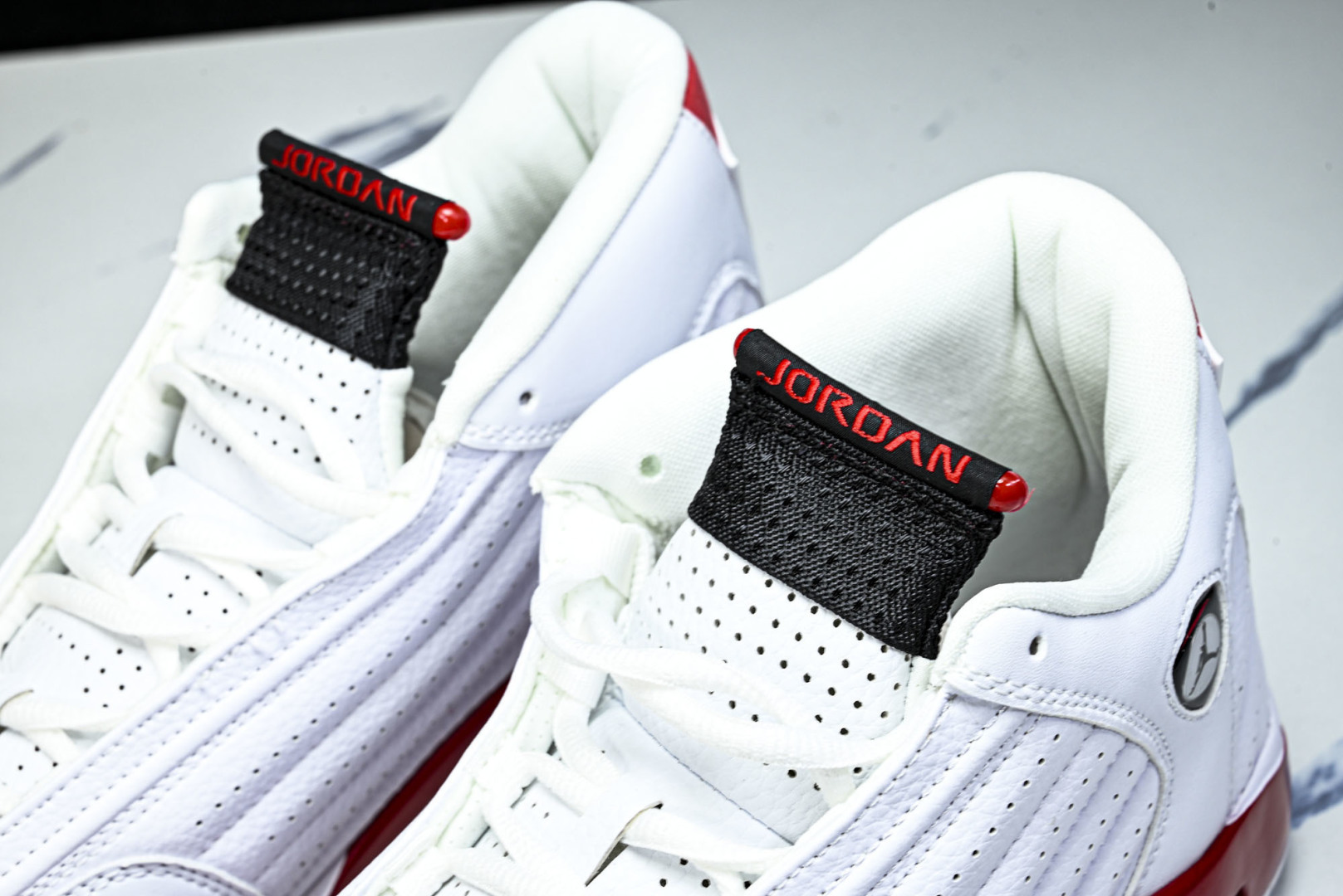 AJ14 尺码40-48.5纯原版出品-Air Jordan 14 Retro ' 白红色 -100 Y