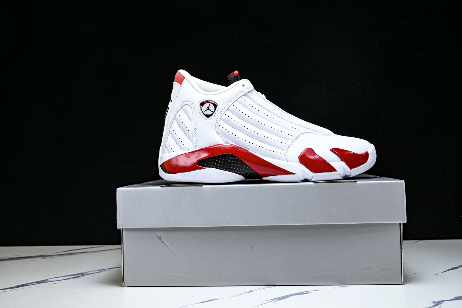 AJ14 尺码40-48.5纯原版出品-Air Jordan 14 Retro ' 白红色 -100 Y