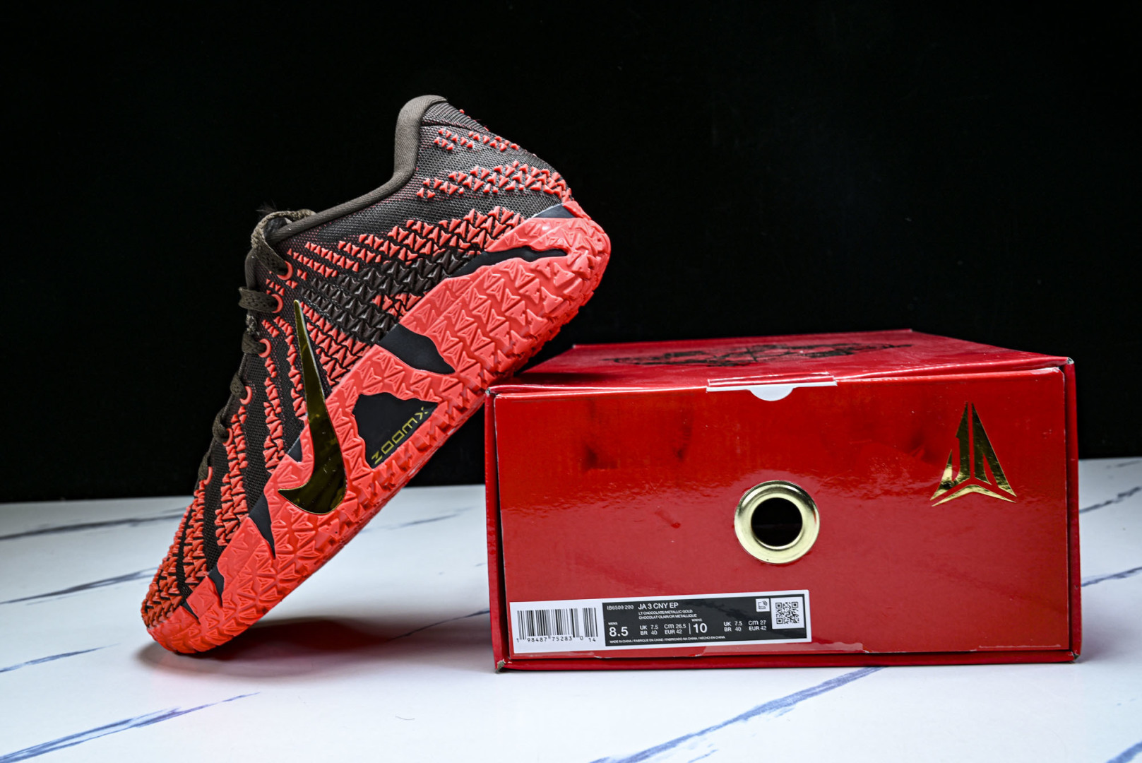 Nike JA 3 EP 莫兰特三代低帮篮球鞋 IB6508-200 YZ001-5超高品质做工 细节到