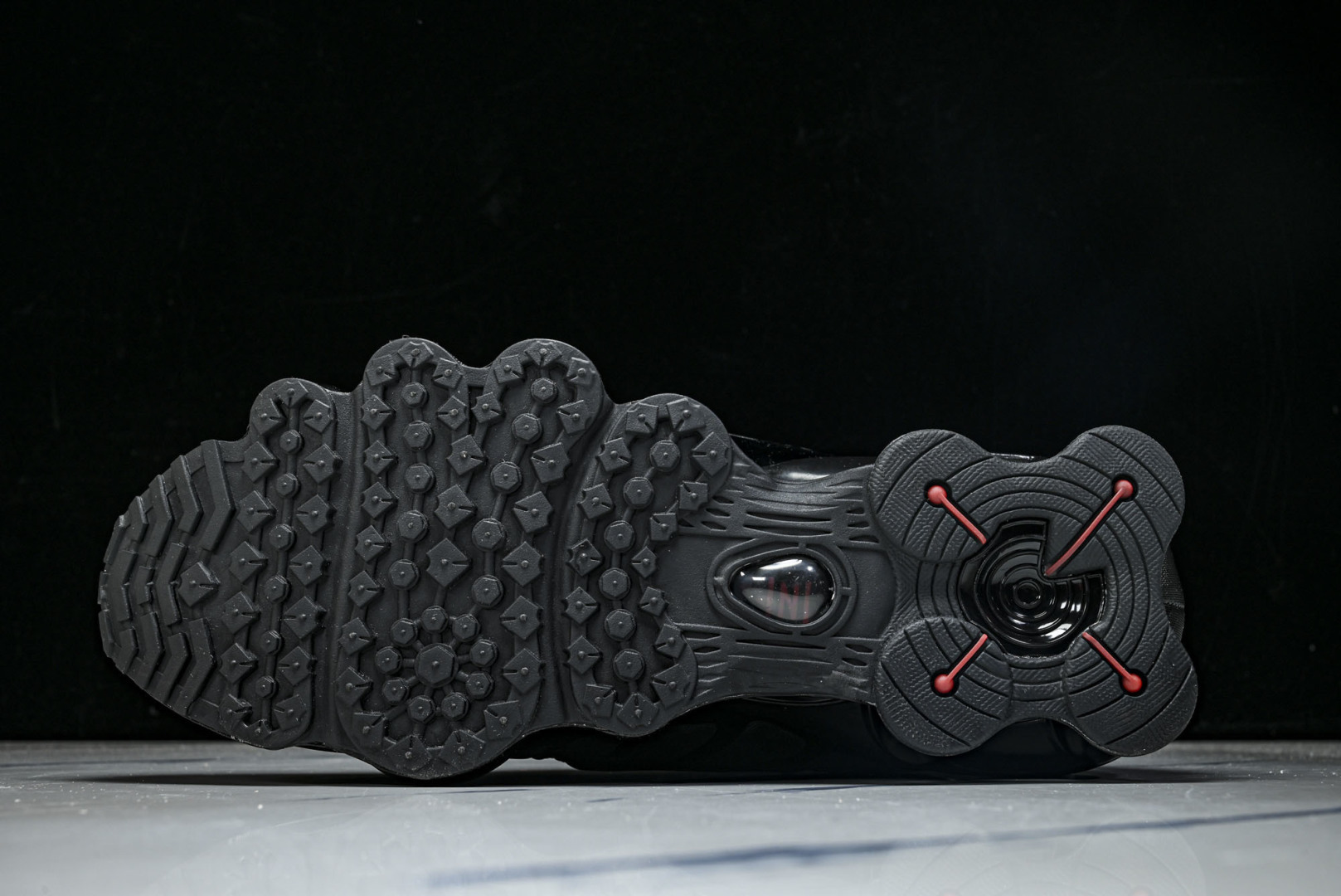 Mam 尺码:39-47.5P:500纯原版出品-NK Shox TL 黑蓝 防滑舒适 低帮 休闲气柱跑