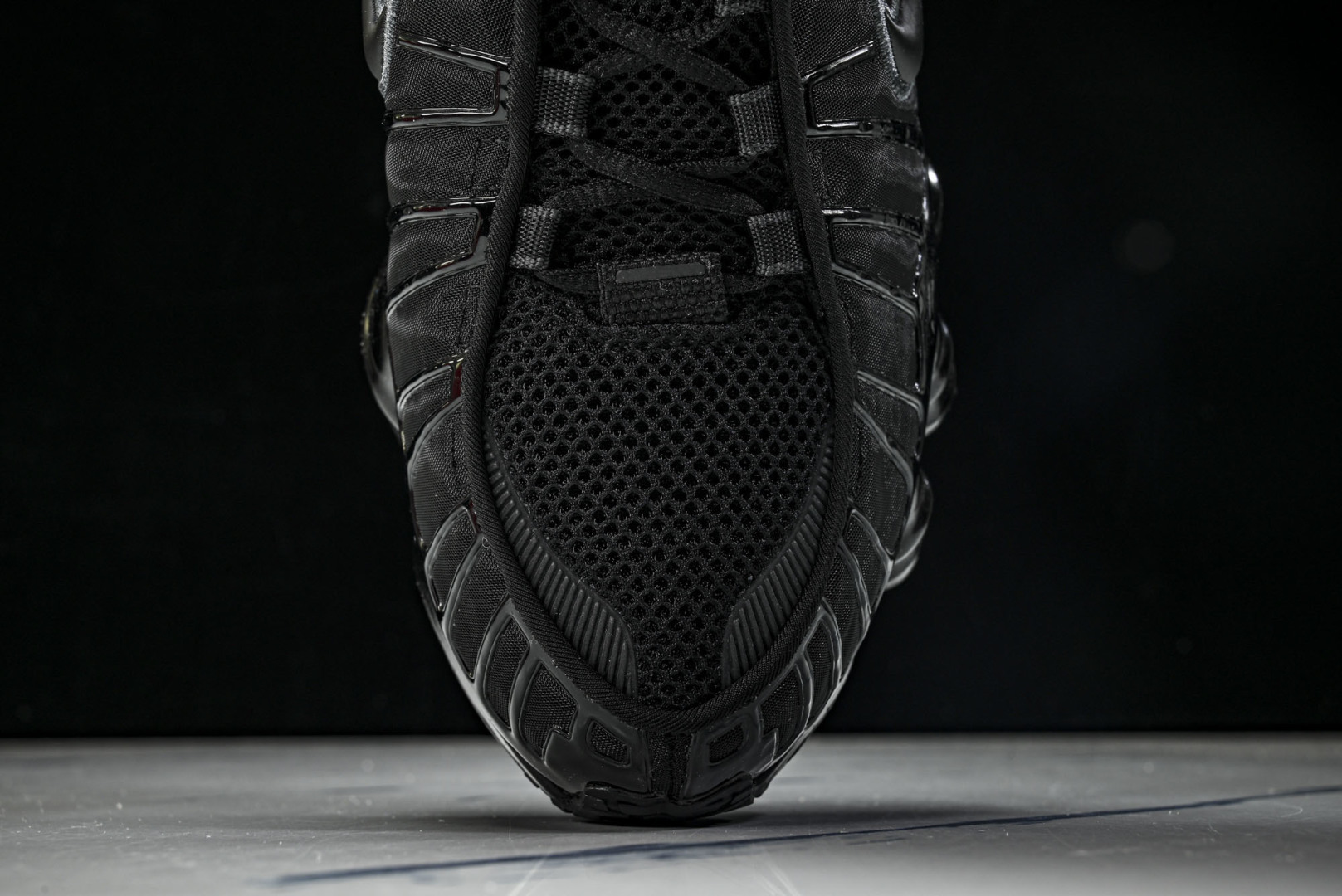 Mam 尺码:39-47.5P:500纯原版出品-NK Shox TL 黑蓝 防滑舒适 低帮 休闲气柱跑