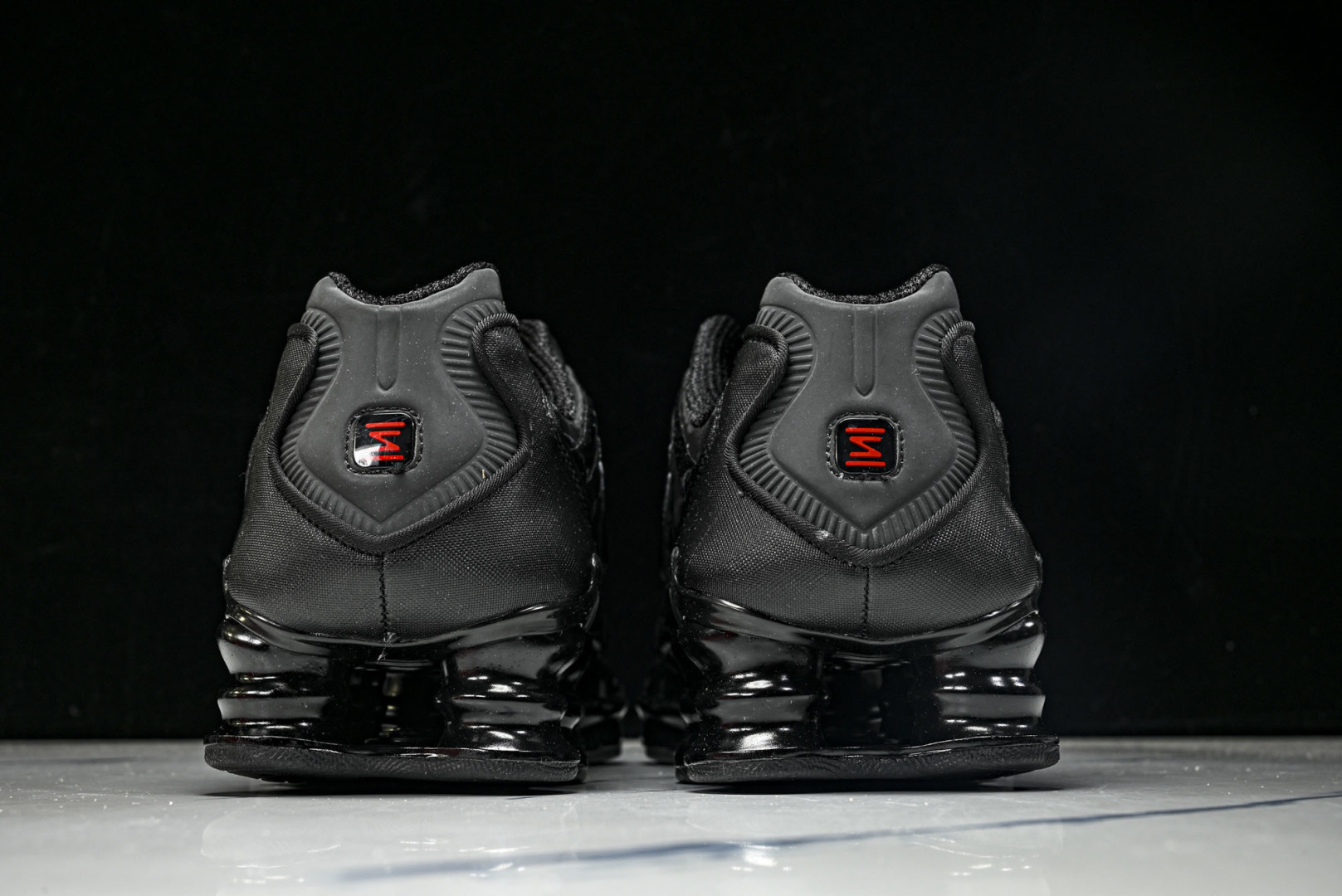 Mam 尺码:39-47.5P:500纯原版出品-NK Shox TL 黑蓝 防滑舒适 低帮 休闲气柱跑