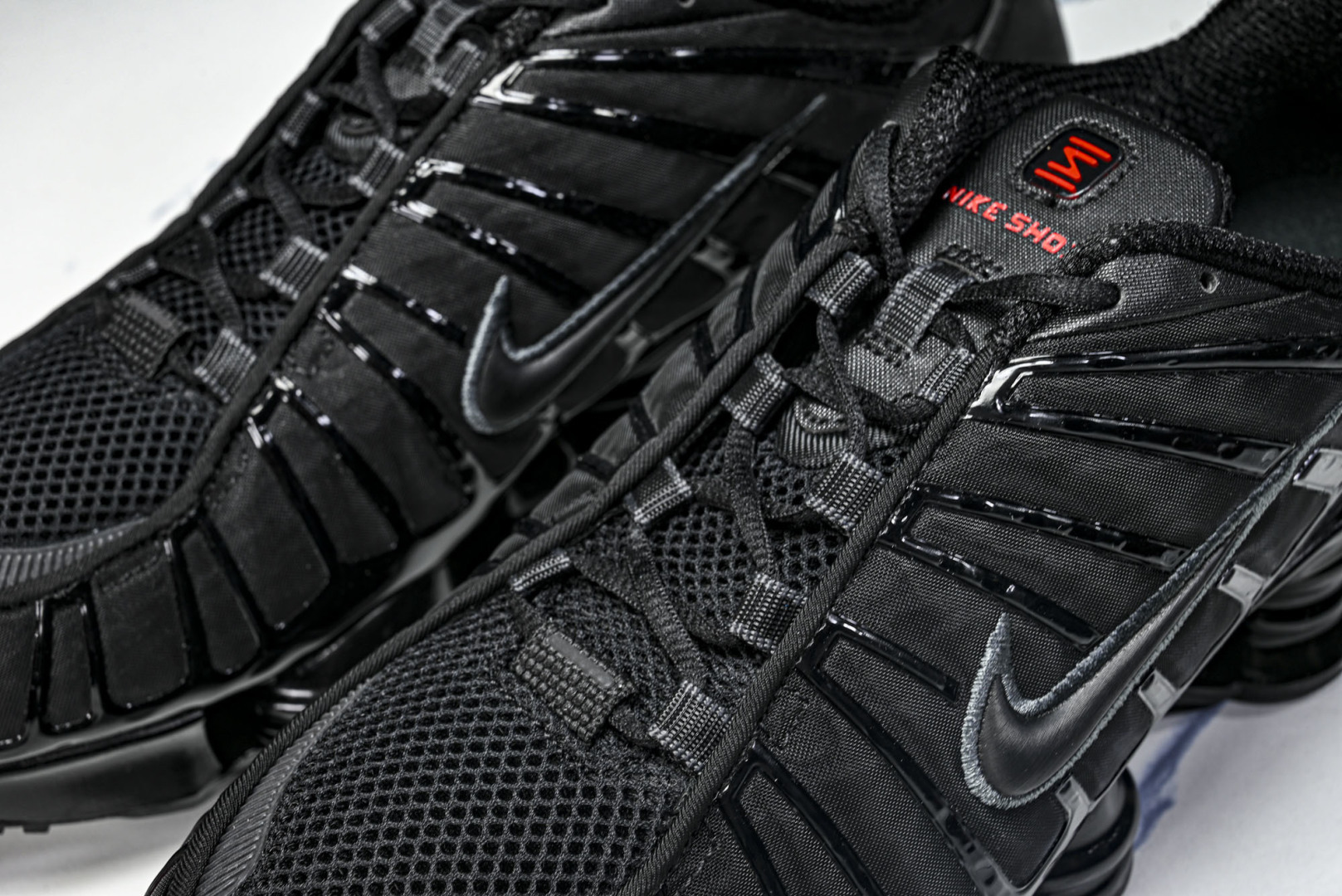 Mam 尺码:39-47.5P:500纯原版出品-NK Shox TL 黑蓝 防滑舒适 低帮 休闲气柱跑