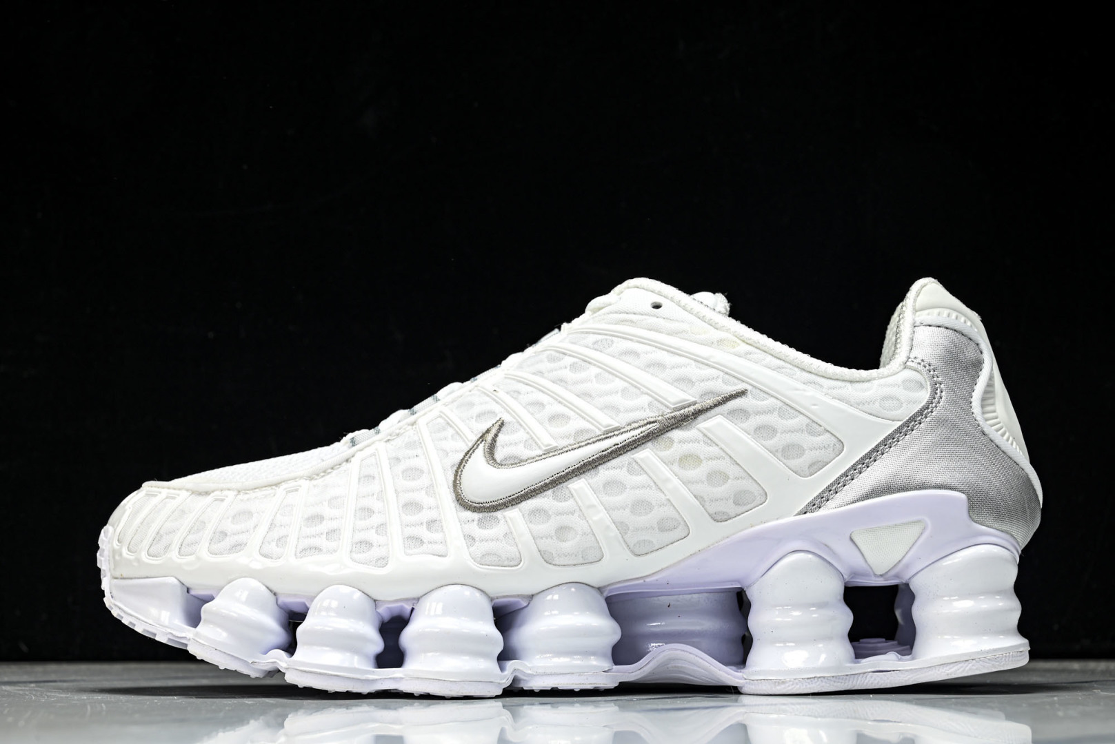 Mam 尺码:39-47.5P:500纯原版出品-NK Shox TL 黑蓝 防滑舒适 低帮 休闲气柱跑