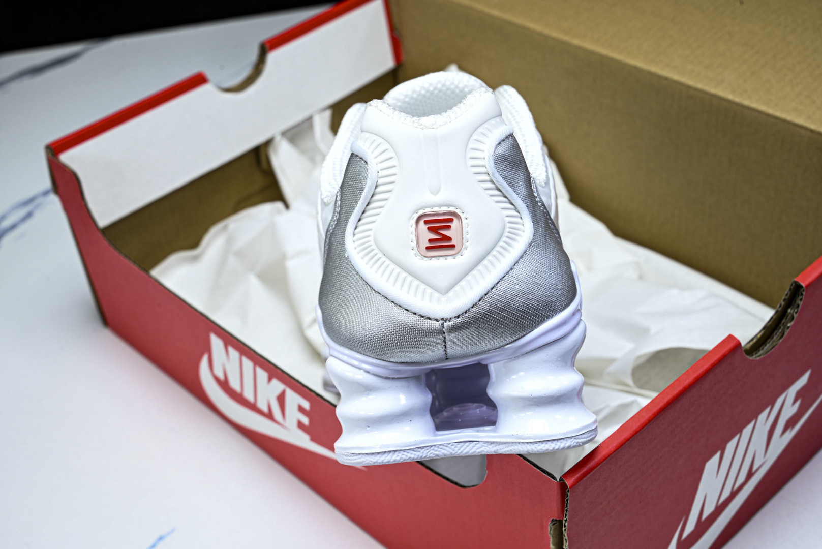 Mam 尺码:39-47.5P:500纯原版出品-NK Shox TL 黑蓝 防滑舒适 低帮 休闲气柱跑