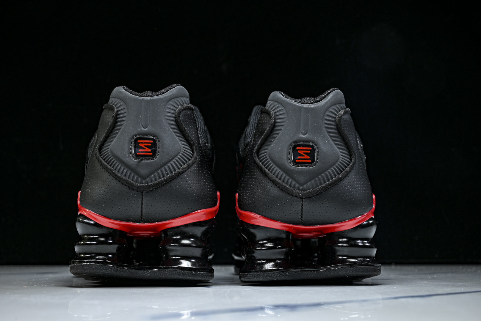 Mam 尺码:39-47.5P:500纯原版出品-NK Shox TL 黑蓝 防滑舒适 低帮 休闲气柱跑