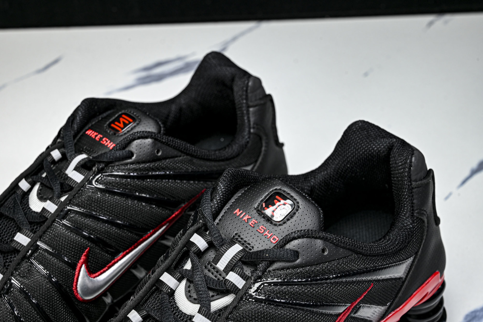 Mam 尺码:39-47.5P:500纯原版出品-NK Shox TL 黑蓝 防滑舒适 低帮 休闲气柱跑