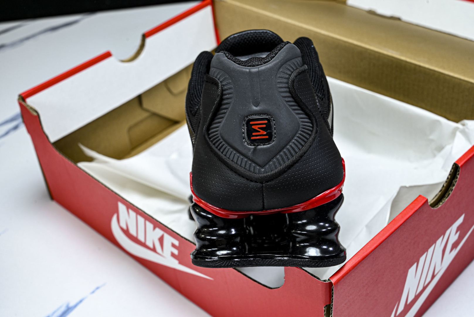 Mam 尺码:39-47.5P:500纯原版出品-NK Shox TL 黑蓝 防滑舒适 低帮 休闲气柱跑