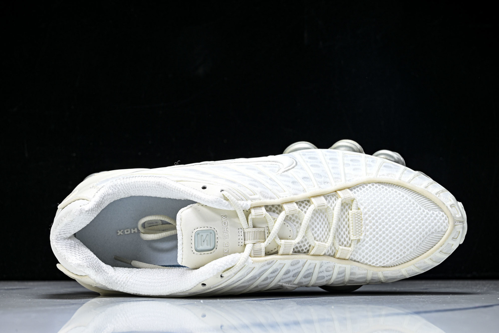 Mam 尺码:39-47.5P:500纯原版出品-NK Shox TL 黑蓝 防滑舒适 低帮 休闲气柱跑