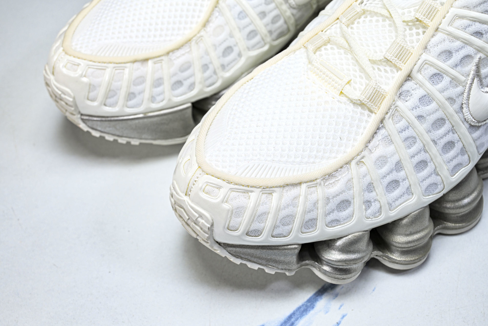 Mam 尺码:39-47.5P:500纯原版出品-NK Shox TL 黑蓝 防滑舒适 低帮 休闲气柱跑