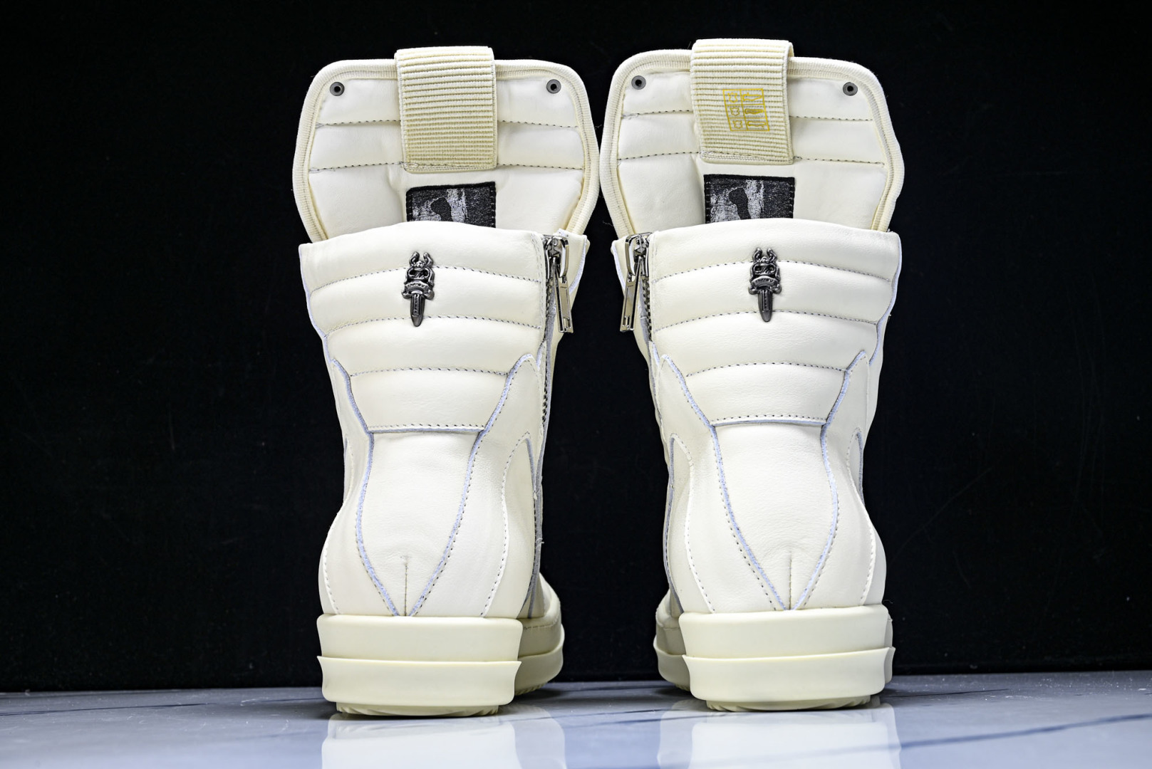 Rick 尺码:36-46P:720纯原出品-RICK OWENS 26秋冬高帮 男士 白色皮革 GEO