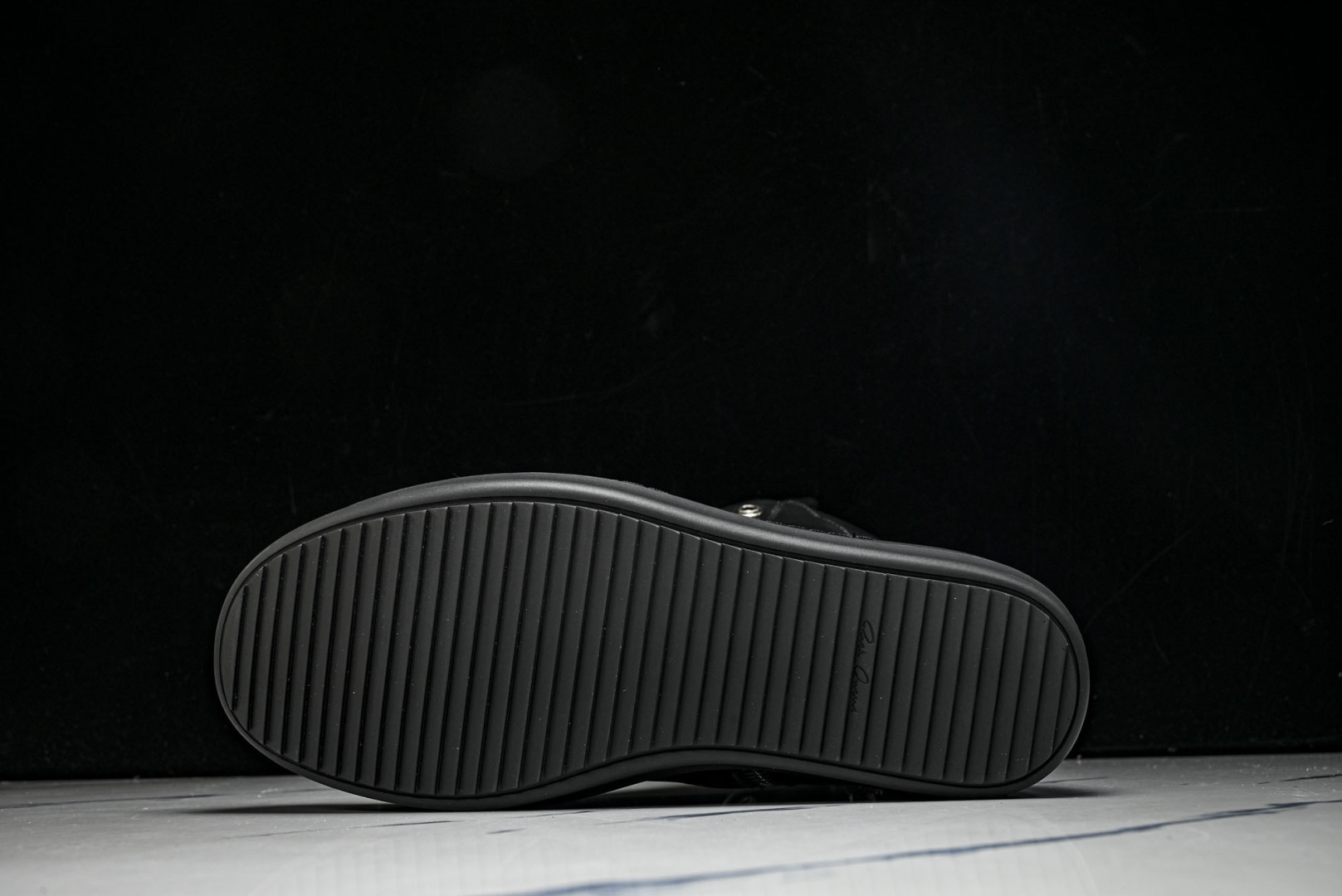 Rick 尺码:36-46P:720纯原出品-RICK OWENS 26秋冬 高帮 男士 全黑色皮革 G