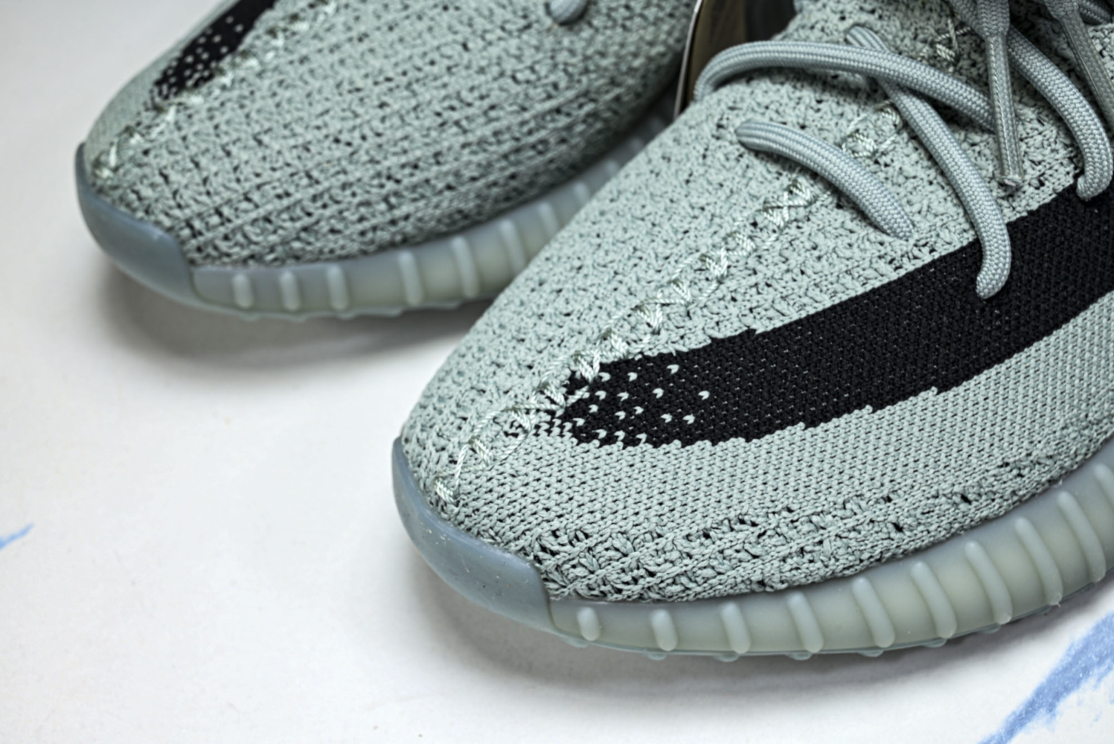 Yeezy350 尺码:36-48纯原版出品-AD Yeezy 350 V2“ Jade Ash”翠玉灰