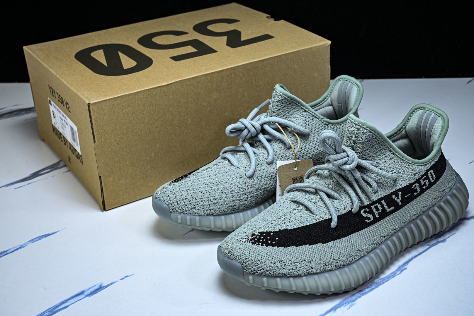 Yeezy350 尺码:36-48纯原版出品-AD Yeezy 350 V2“ Jade Ash”翠玉灰