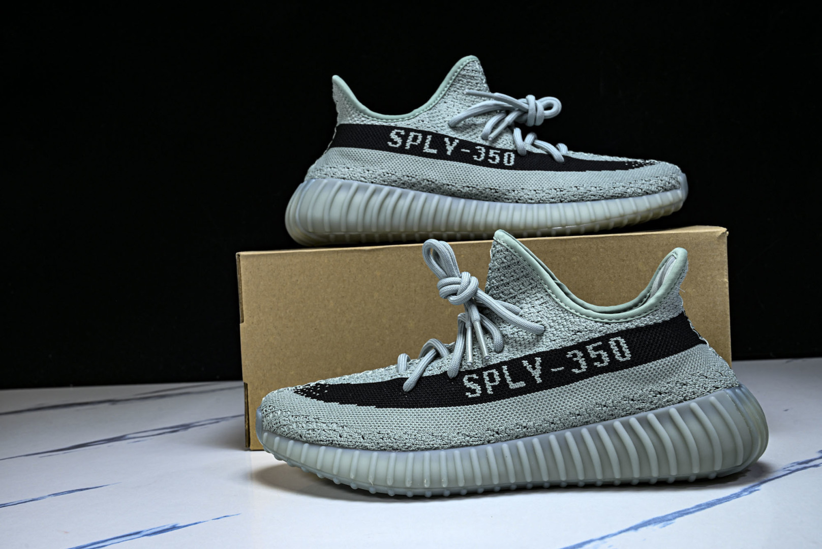 Yeezy350 尺码:36-48纯原版出品-AD Yeezy 350 V2“ Jade Ash”翠玉灰