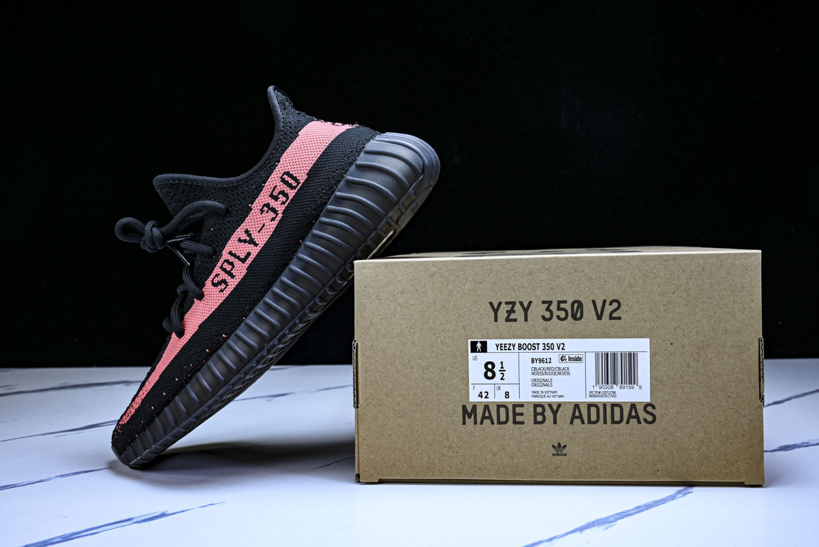 Yeezy350 尺码:36-48纯原版出品-AD Yeezy Boost 350 V2 黑粉 BY96