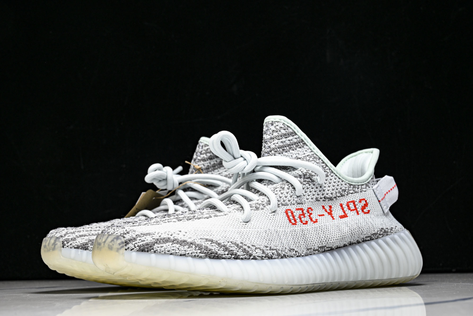 Yeezy350 尺码:36-48纯原版出品-AD Yeezy Boost 350 V2 可燃冰 冰蓝斑