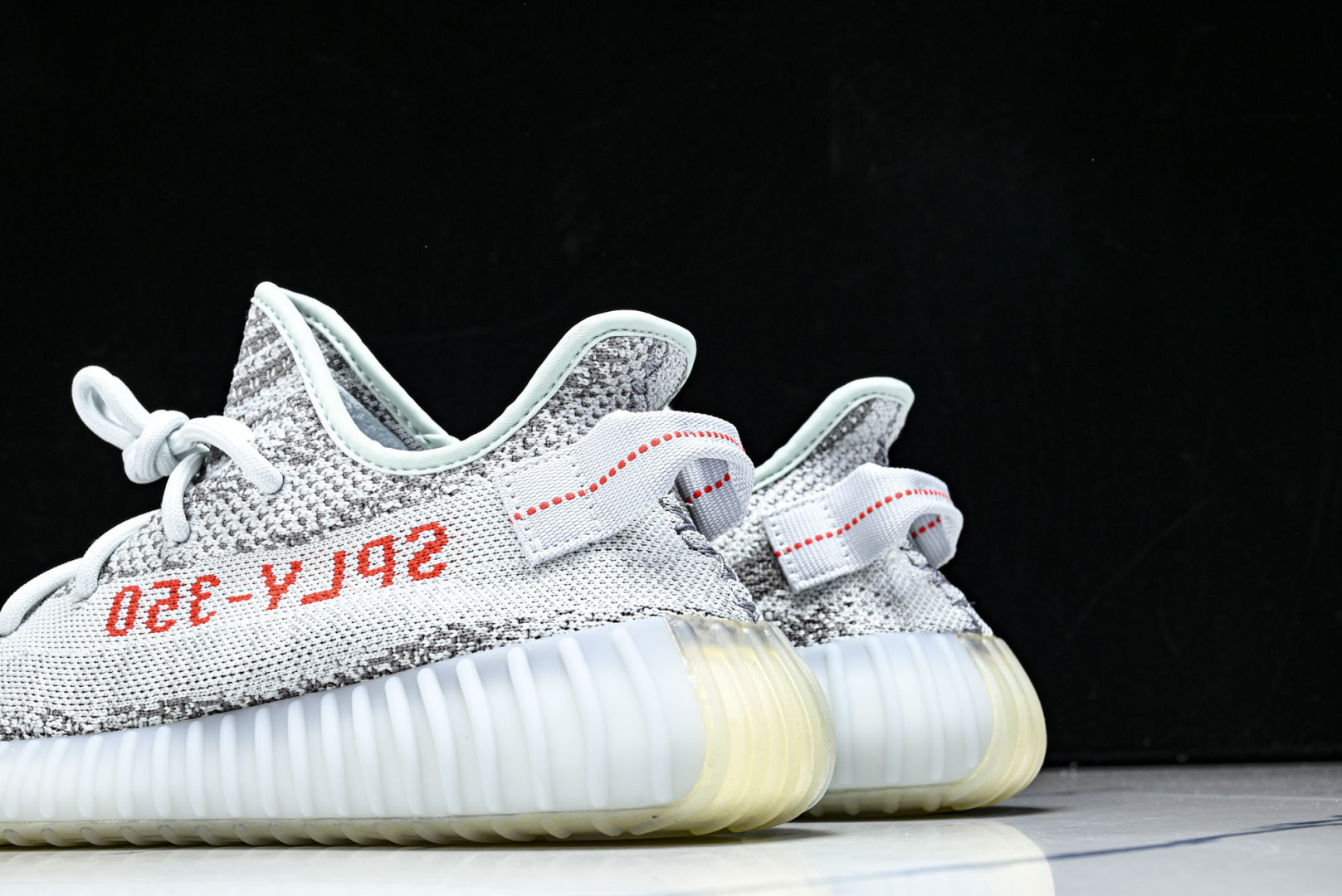 Yeezy350 尺码:36-48纯原版出品-AD Yeezy Boost 350 V2 可燃冰 冰蓝斑