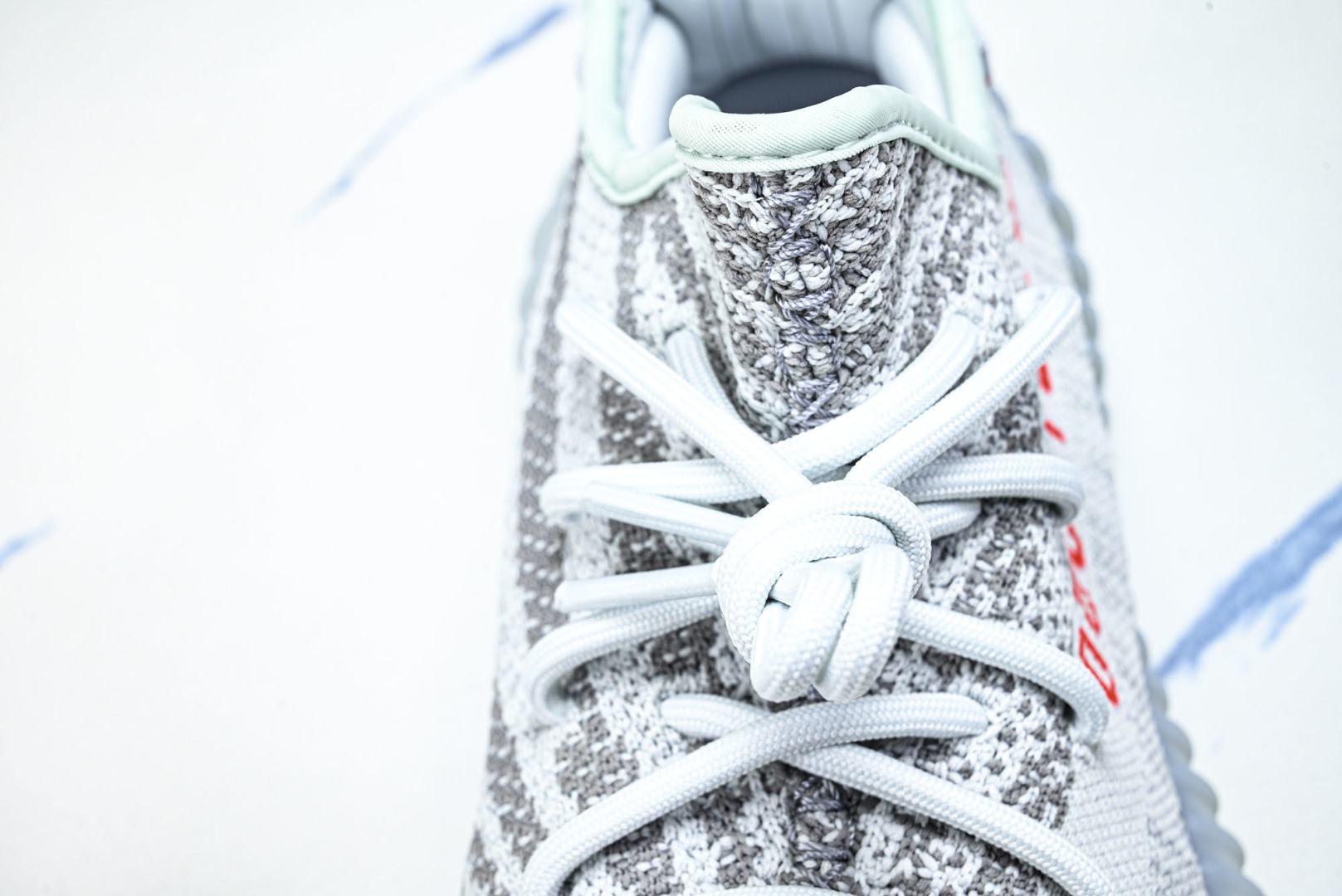 Yeezy350 尺码:36-48纯原版出品-AD Yeezy Boost 350 V2 可燃冰 冰蓝斑