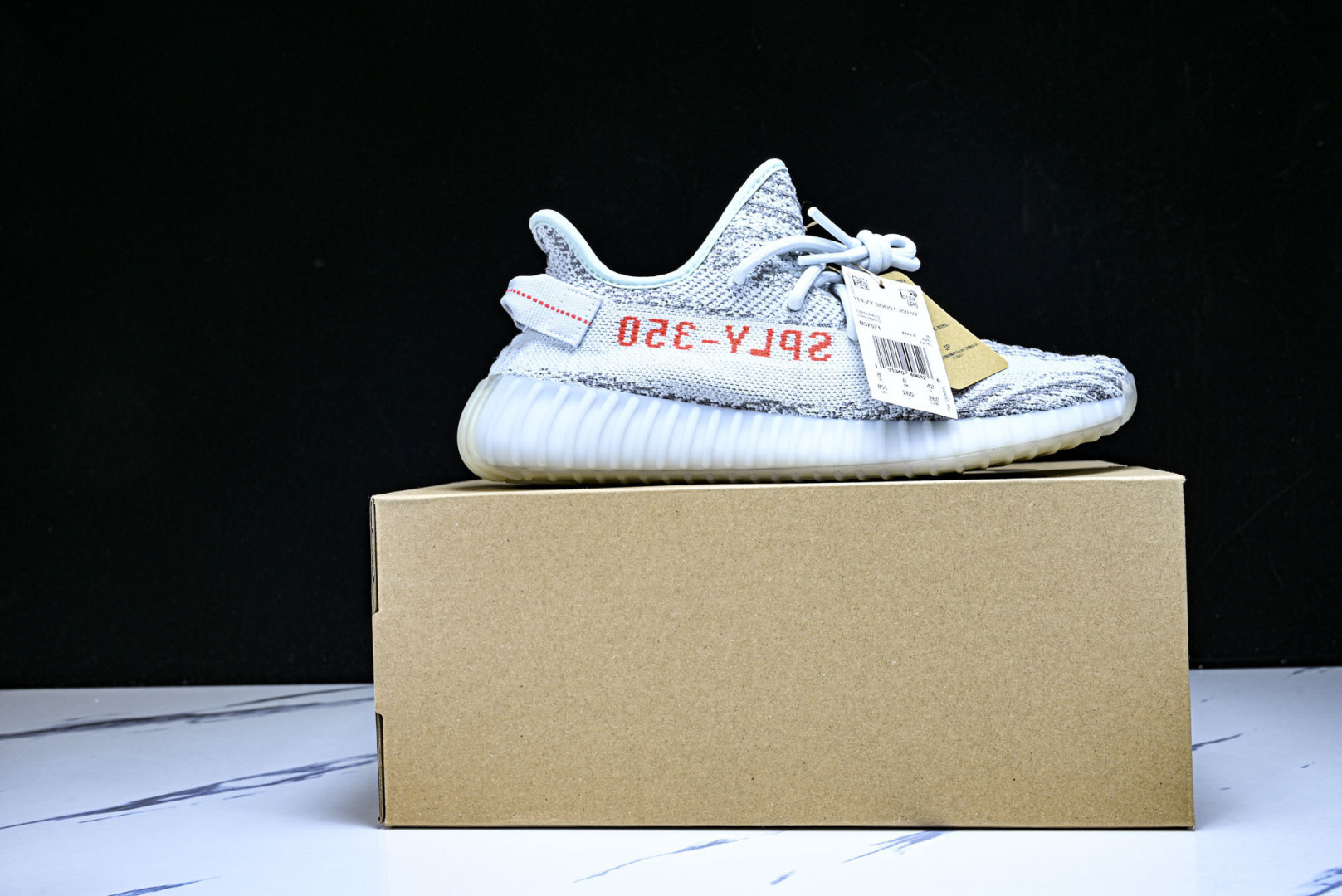 Yeezy350 尺码:36-48纯原版出品-AD Yeezy Boost 350 V2 可燃冰 冰蓝斑