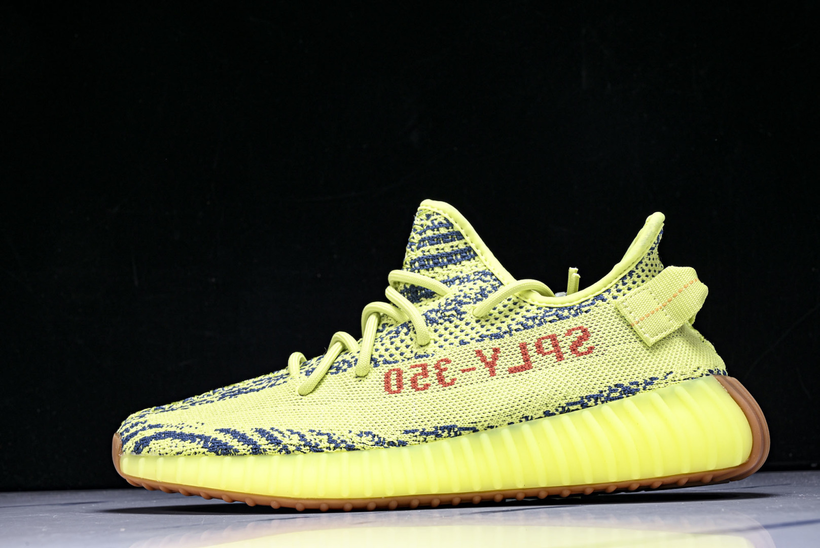 Yeezy350 尺码:36-48纯原版出品-AD Yeezy Boost 350 V2 荧光黄斑马 B