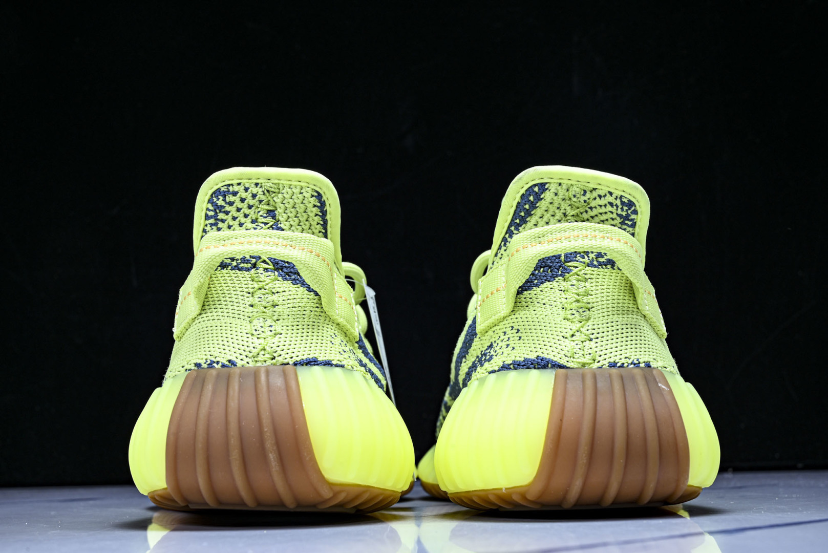 Yeezy350 尺码:36-48纯原版出品-AD Yeezy Boost 350 V2 荧光黄斑马 B