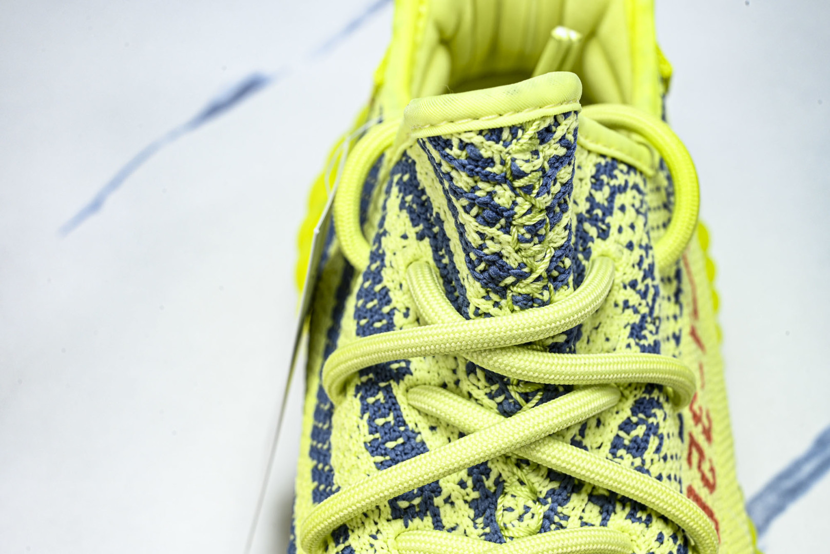 Yeezy350 尺码:36-48纯原版出品-AD Yeezy Boost 350 V2 荧光黄斑马 B