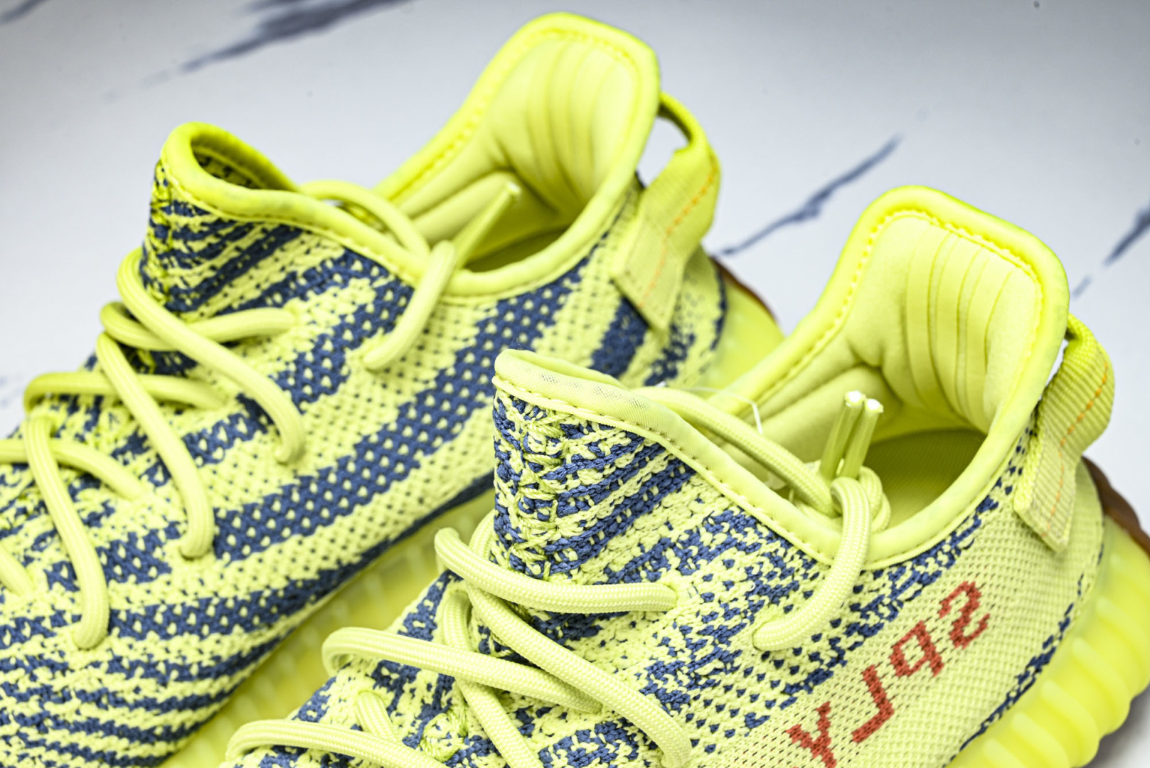 Yeezy350 尺码:36-48纯原版出品-AD Yeezy Boost 350 V2 荧光黄斑马 B