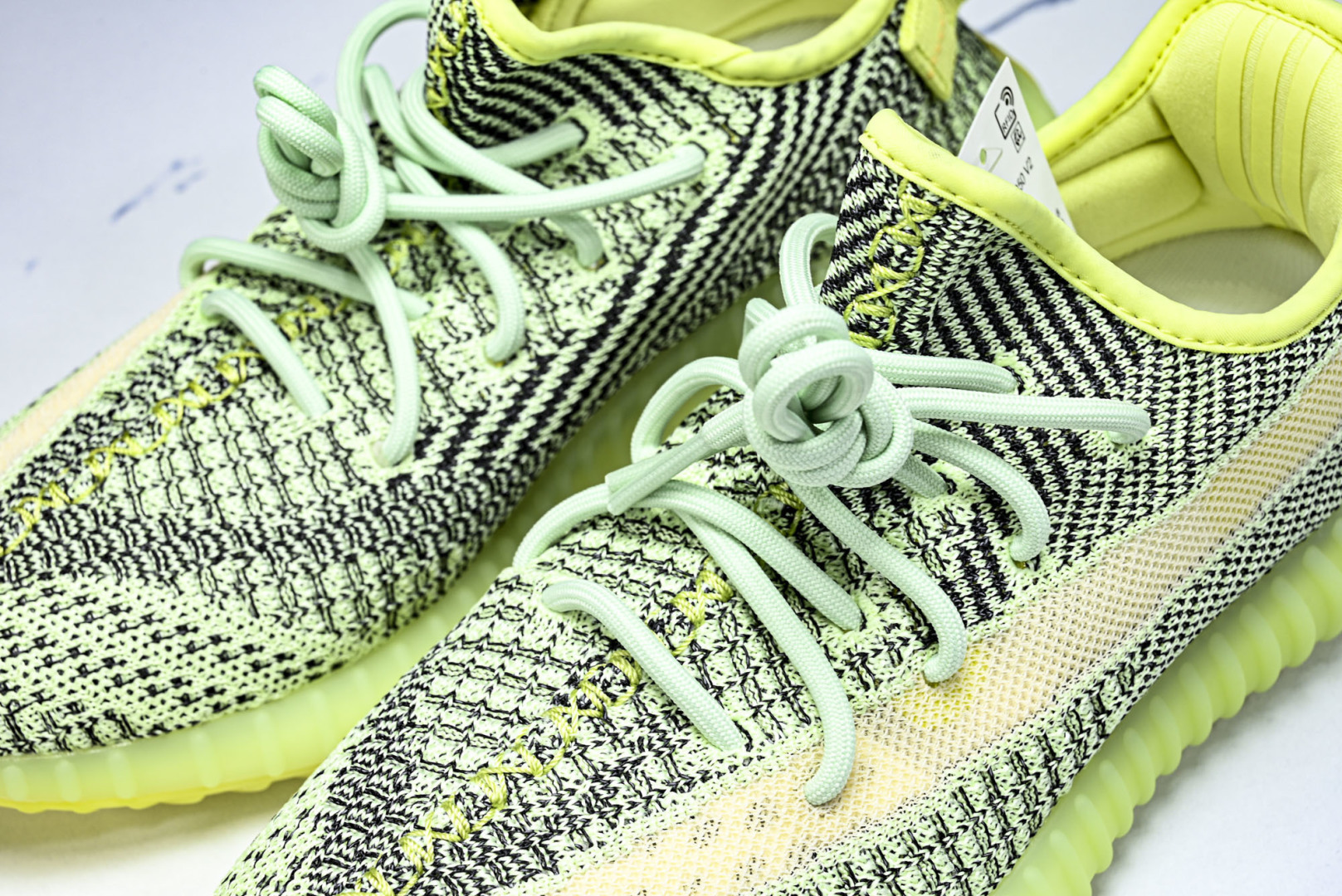 Yeezy350 尺码:36-48纯原版出品-AD Yeezy 350 V2 Yezree 夜光绿满天星