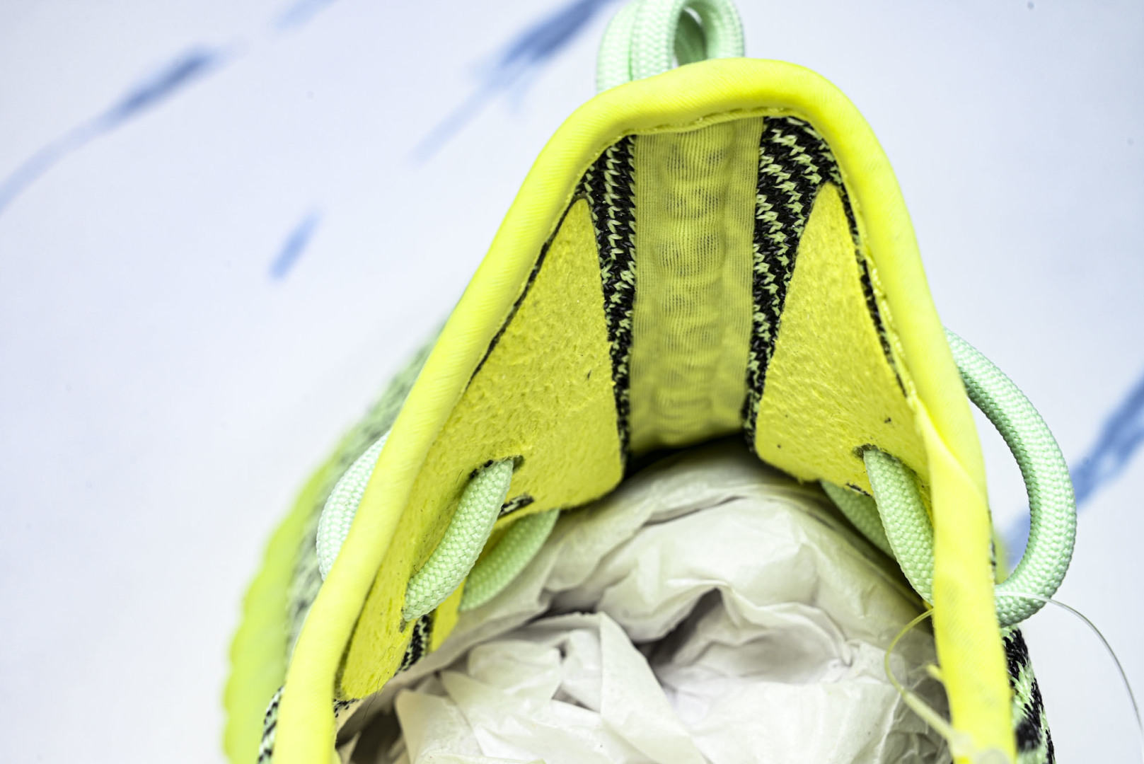 Yeezy350 尺码:36-48纯原版出品-AD Yeezy 350 V2 Yezree 夜光绿满天星