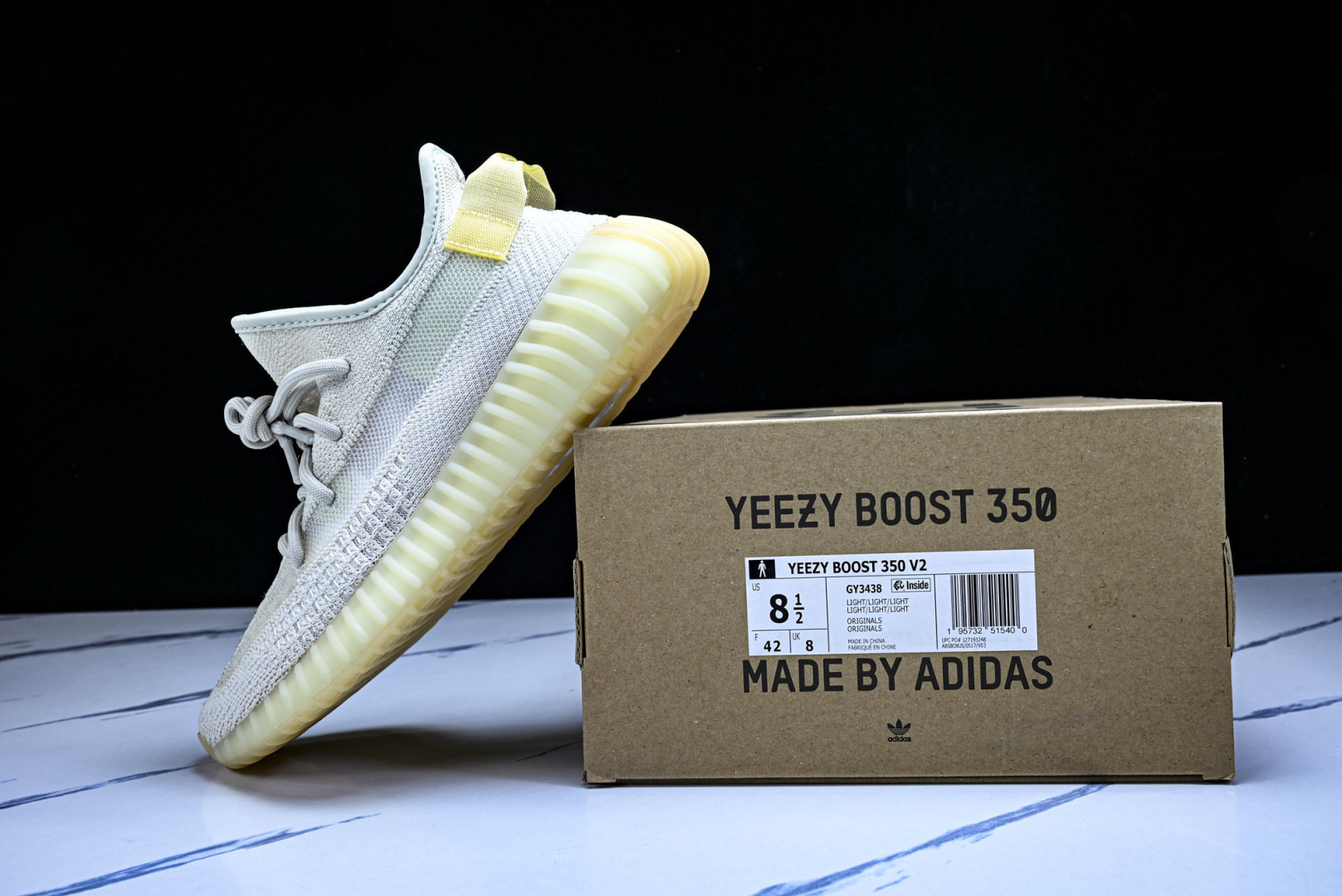 Yeezy350 尺码:36-48纯原版出品-AD Yeezy Boost 350 V2 Light“北