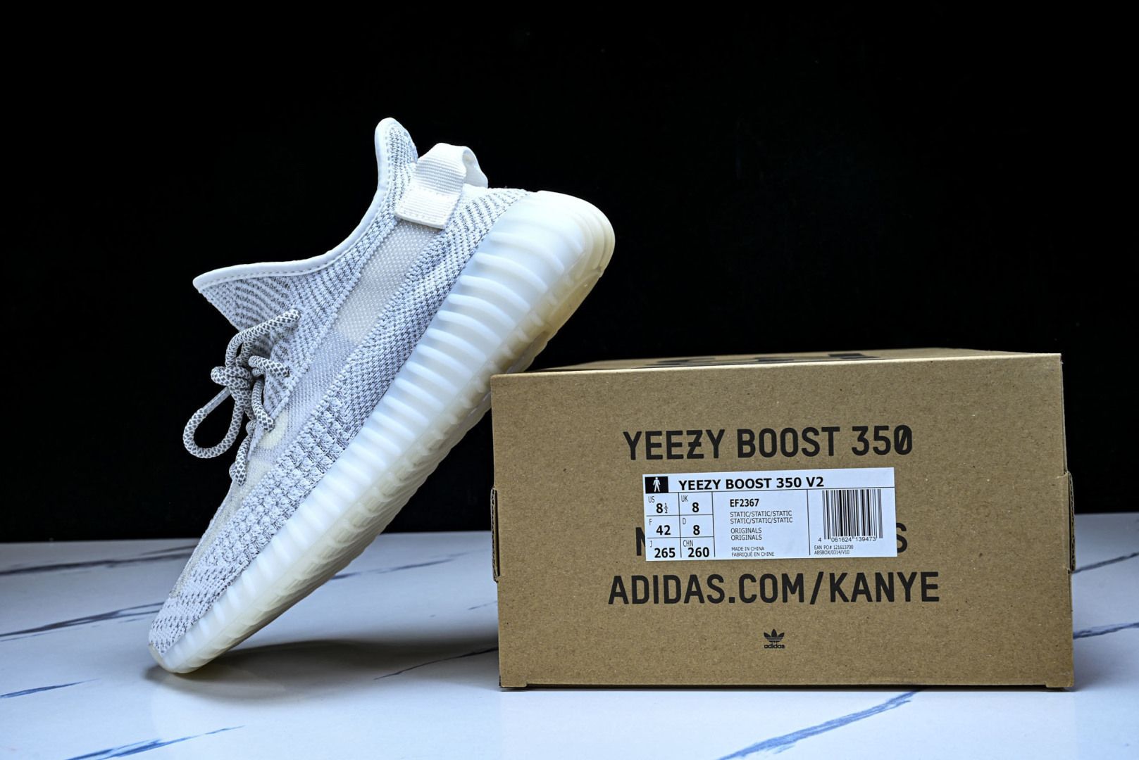 Yeezy350 尺码:36-48纯原版出品-AD Yeezy Boost 350 V2 Static 