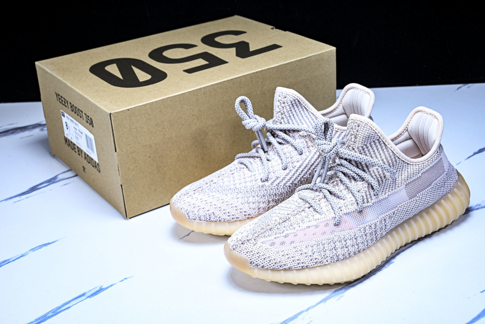 Yeezy350 尺码:36-48纯原版出品-AD Yeezy Boost 350 V2 粉满天星 FV