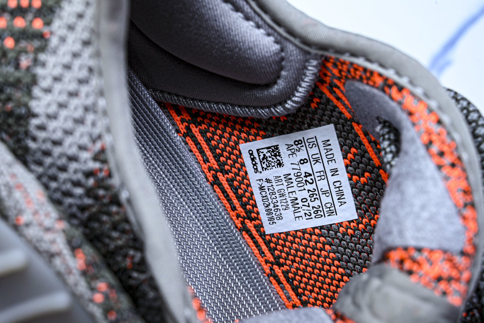 Yeezy350 尺码:36-48纯原版出品-AD Yeezy Boost 350 V2 老灰橙满天星 