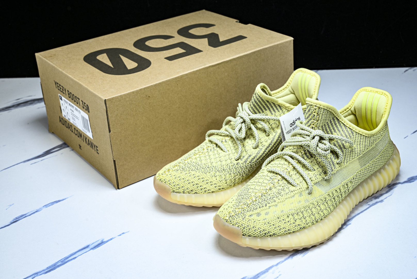 Yeezy350 尺码:36-48纯原版出品-AD Yeezy Boost 350 V2 脏黄满天星 F