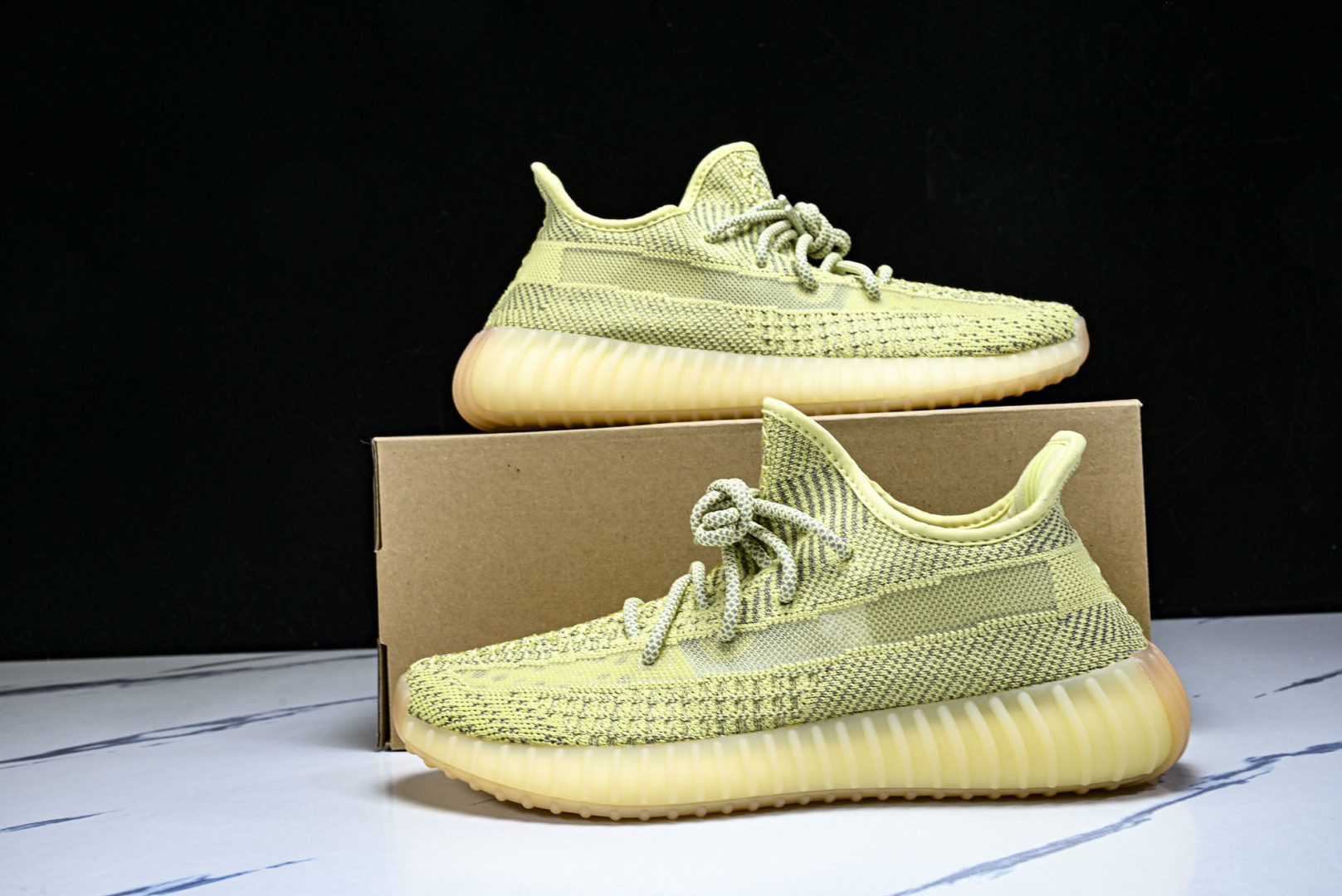 Yeezy350 尺码:36-48纯原版出品-AD Yeezy Boost 350 V2 脏黄满天星 F
