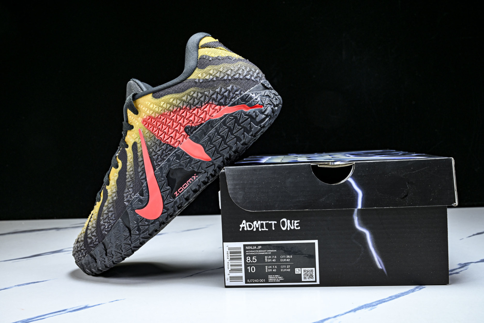 JA莫兰特 尺码:40-47.5P¥380纯原版出品-NK Ja 3 Light Show QUA 黑橘