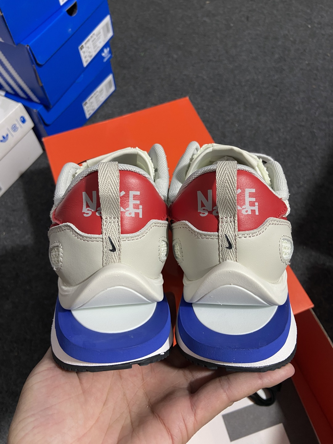 Sacai灰红 尺码:36-46纯原出品-Sacai x Nk VaporWaffle 3.0 华夫3.