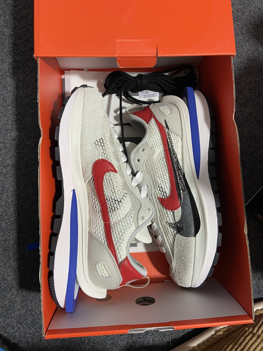 Sacai灰红 尺码:36-46纯原出品-Sacai x Nk VaporWaffle 3.0 华夫3.