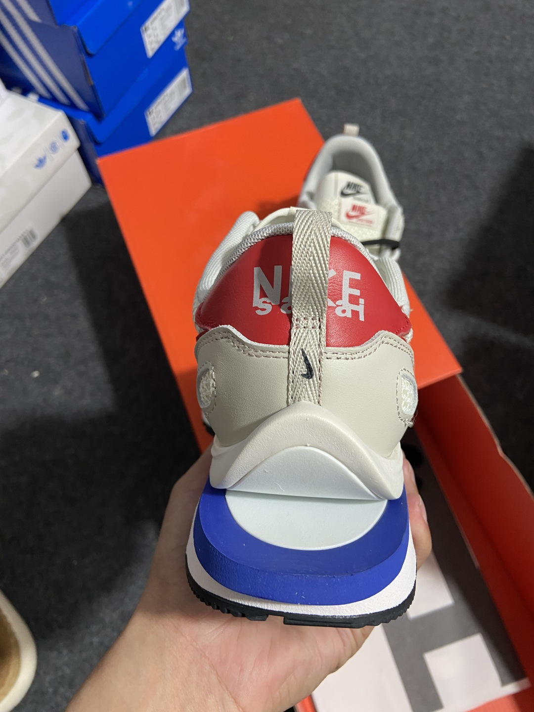 Sacai灰红 尺码:36-46纯原出品-Sacai x Nk VaporWaffle 3.0 华夫3.