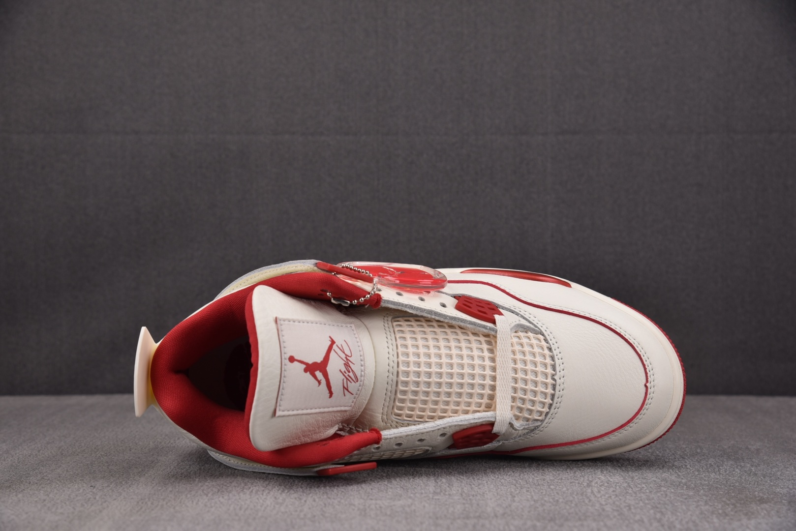 AJ4 EUR:40-48.5纯原-Air Jordan 4 “Sierra Red”情人节白红 HV0