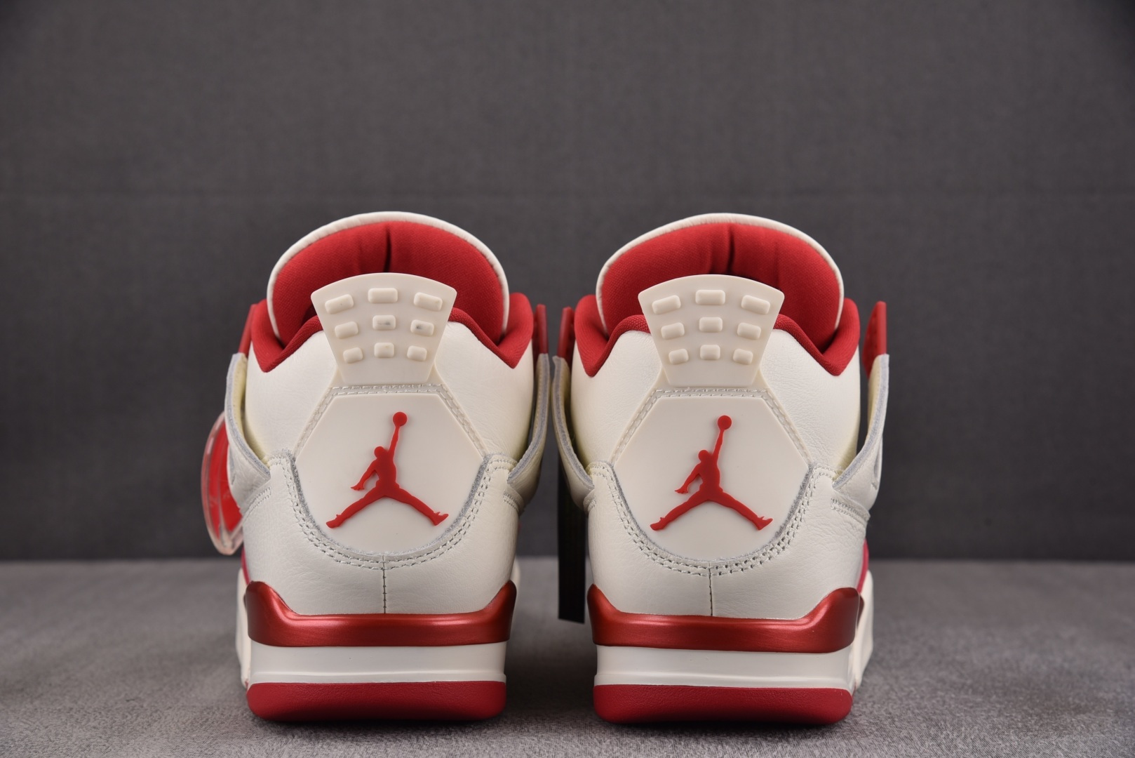 AJ4 EUR:40-48.5纯原-Air Jordan 4 “Sierra Red”情人节白红 HV0