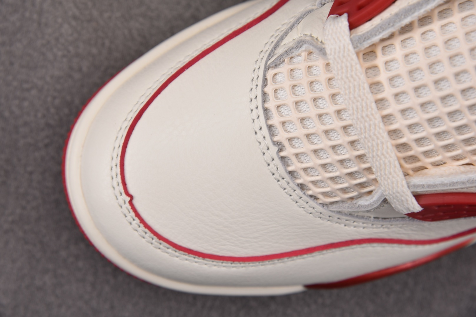 AJ4 EUR:40-48.5纯原-Air Jordan 4 “Sierra Red”情人节白红 HV0