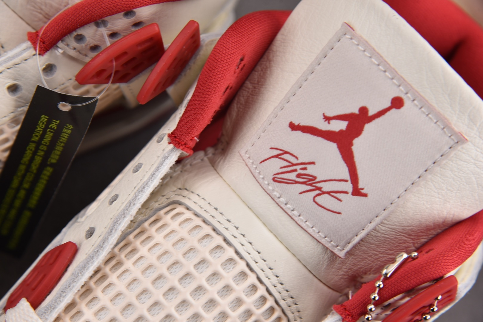 AJ4 EUR:40-48.5纯原-Air Jordan 4 “Sierra Red”情人节白红 HV0