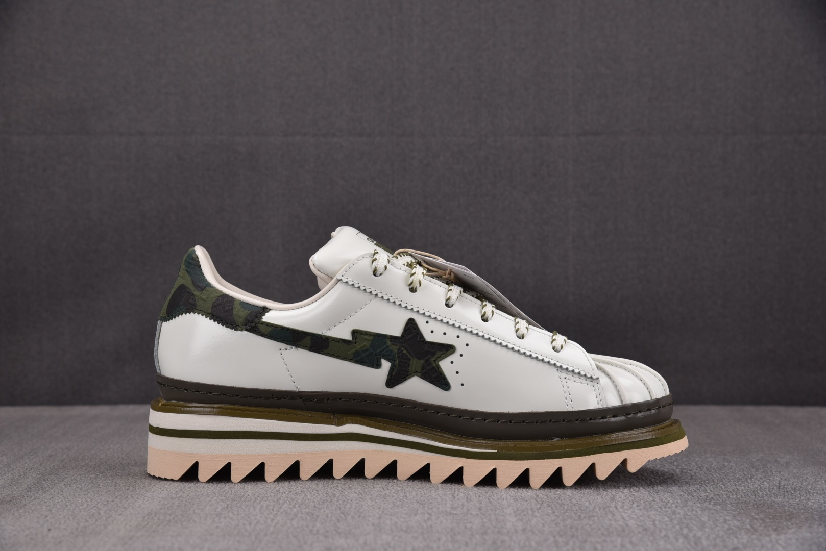 贝壳头 尺码36-45纯原版出品-Clot x Adidas Superstar 陈冠希联名 贝壳头锯齿