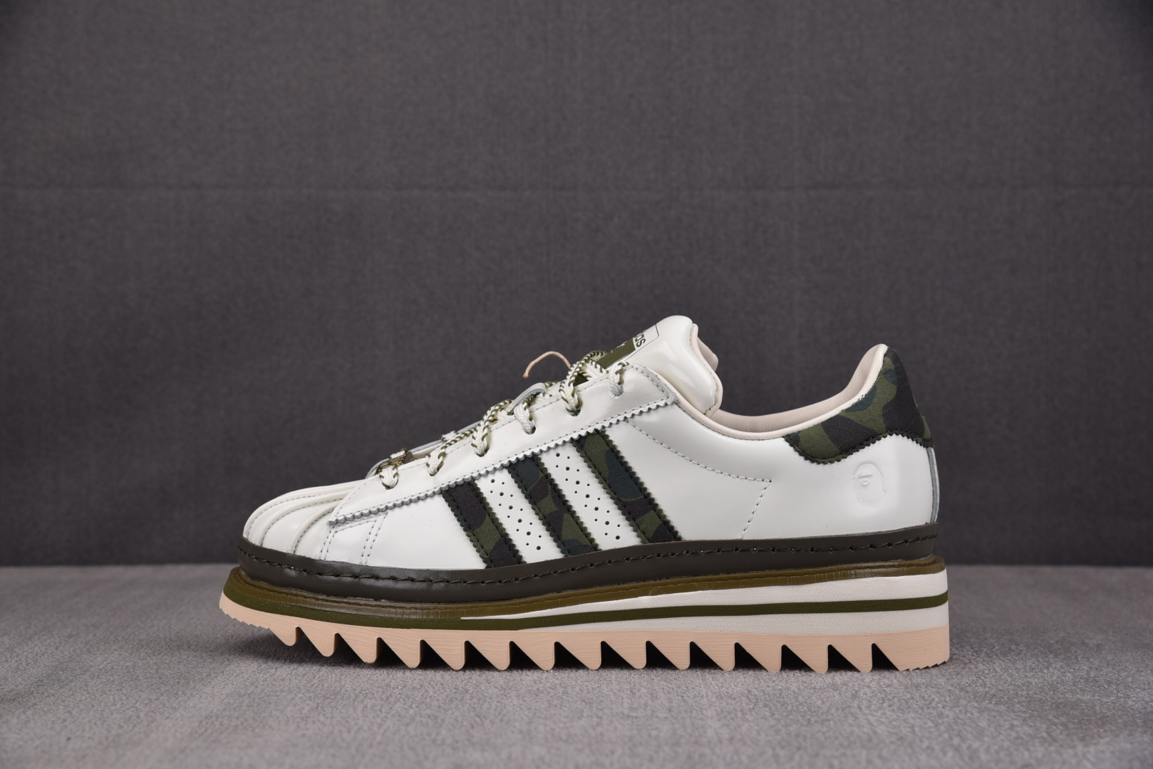 贝壳头 尺码36-45纯原版出品-Clot x Adidas Superstar 陈冠希联名 贝壳头锯齿